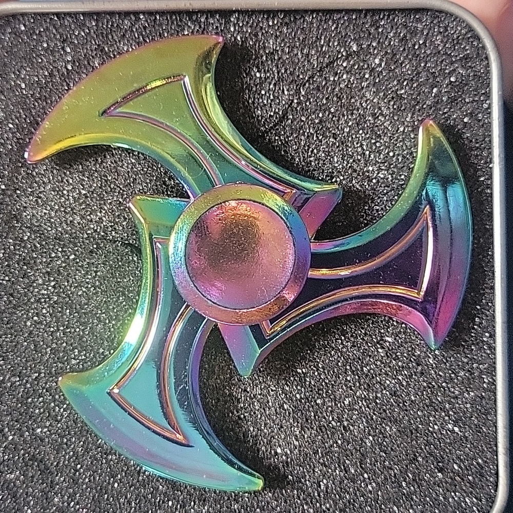 Fidget Spinner multi color metal